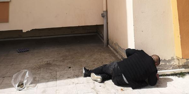 Polisi görünce balkondan atladı! İşte sebebi ve şahsın son durumu...