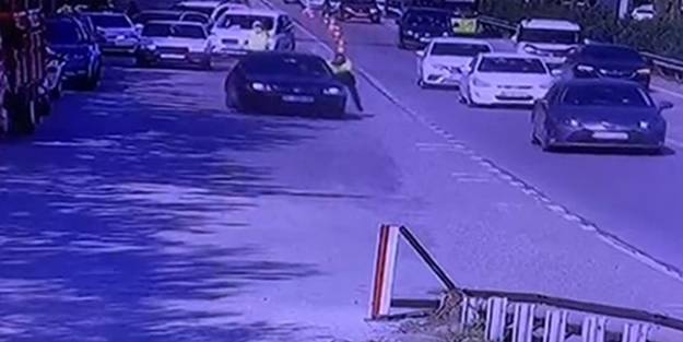 Polisi sürükleyerek kaçan kişi bakın kim çıktı!