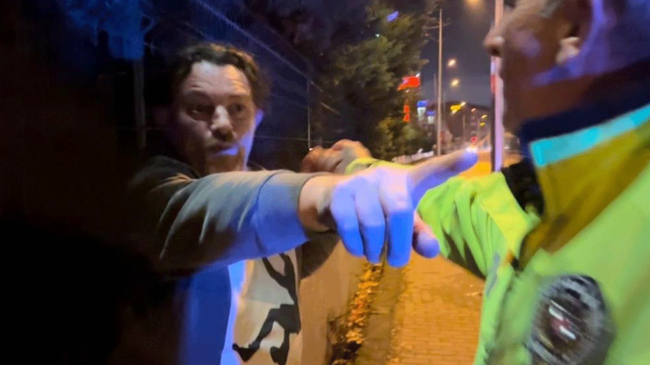 Polisi tehdit eden ayyaşa ödül!