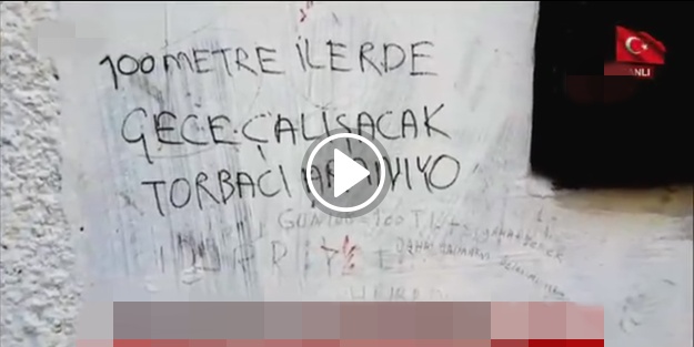 Duvar yazısıyla 'torbacı' arıyorlar!