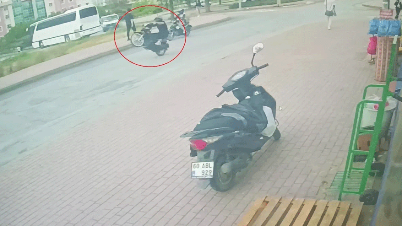 Polisin gözü önünde akrobasi yapınca olan oldu!