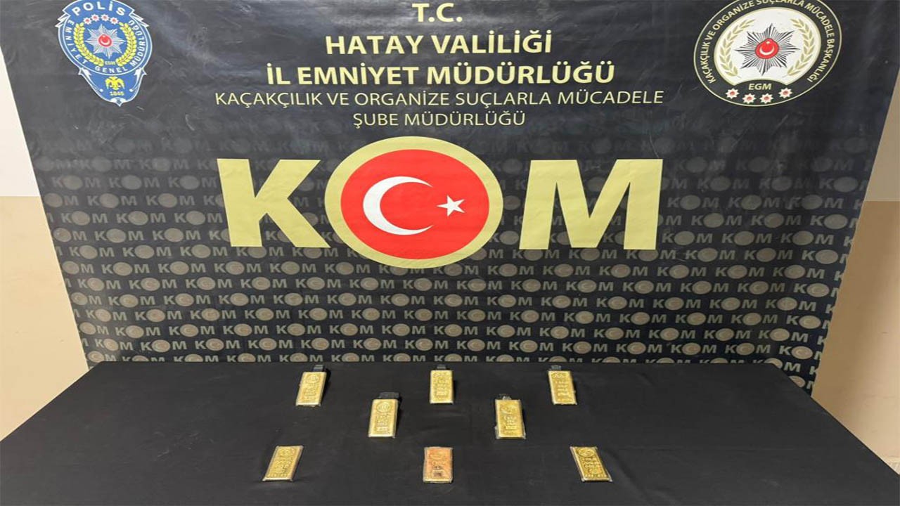 Polisin gözünden kaçmadı Sırtında 8 kilo altınla yakalandı