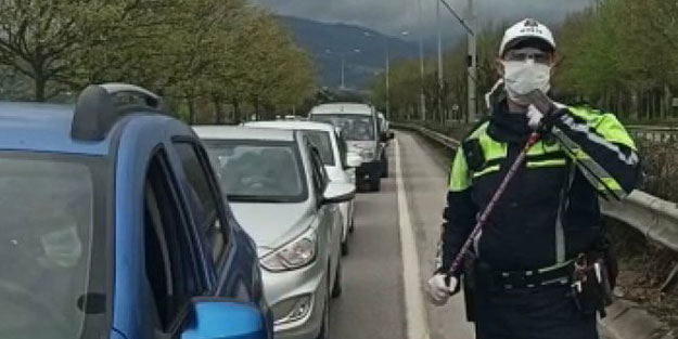Polisin korona önlemi gündem oldu