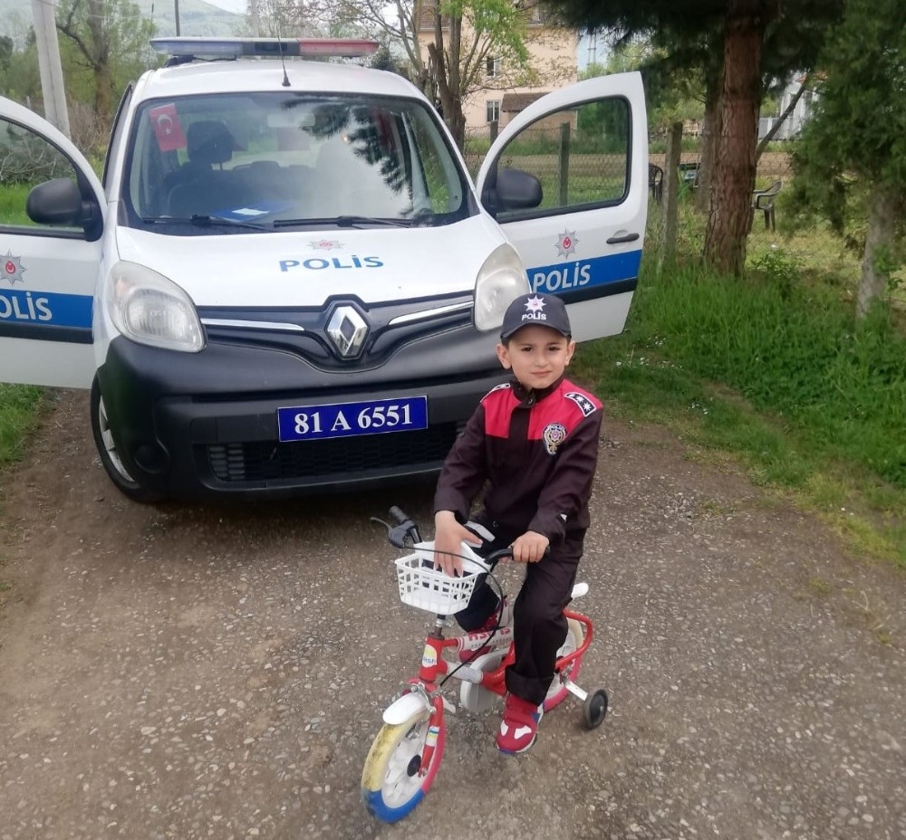 Polisler hayalini gerçekleştirdi 