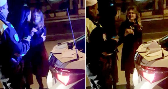 Polisleri tehdit etmişti, sarhoş kadın doktora şok!