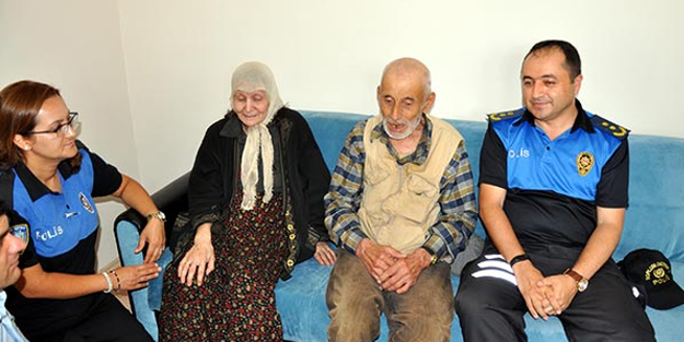 Polislerimizden gözleri yaşartacak hareket! Evlerine kavuştular