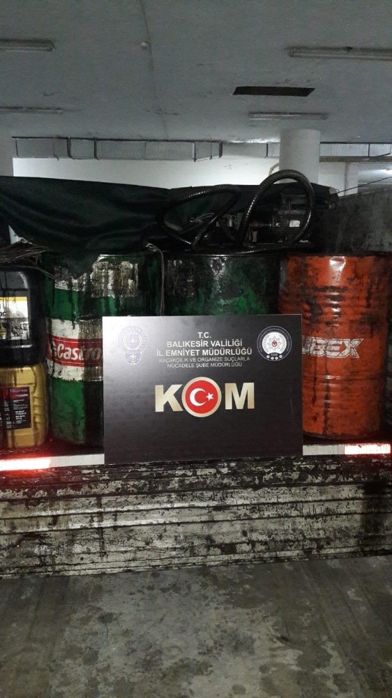 Polisten akaryakıt operasyonu 