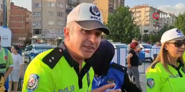 Polisten çocuklara 'trafik eğitimi'