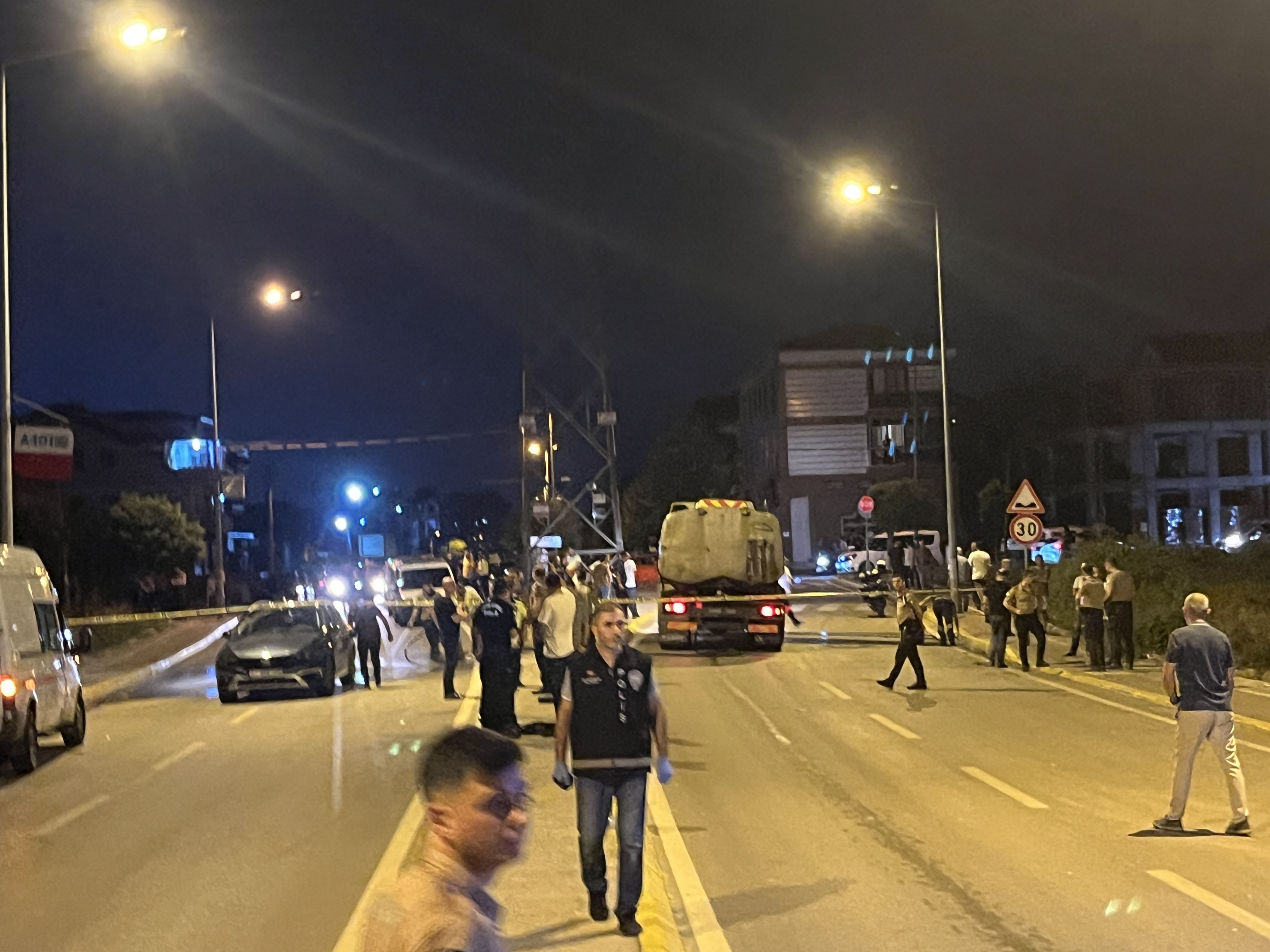 Polisten kaçan motosiklet sürücüsü kaza yaptı