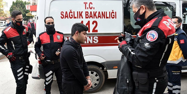 Polisten kaçan şahıs ortalığı birbirine kattı