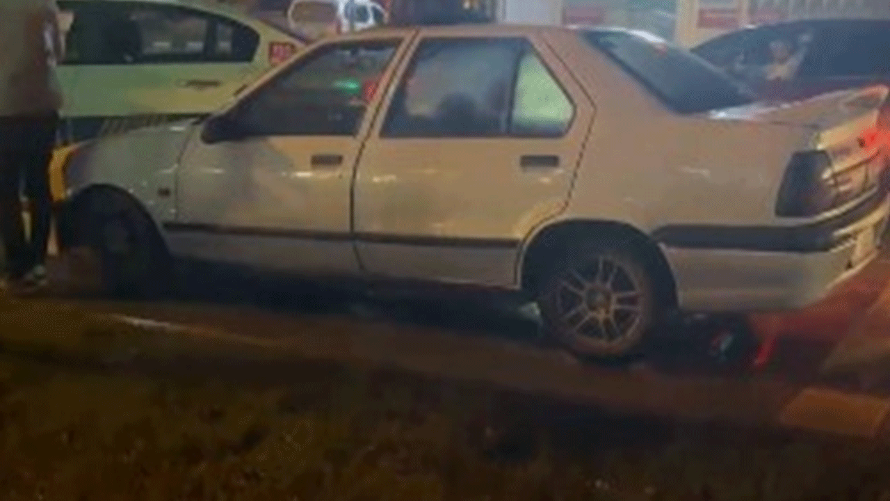 Polisten kaçarken başka polise çarptı!