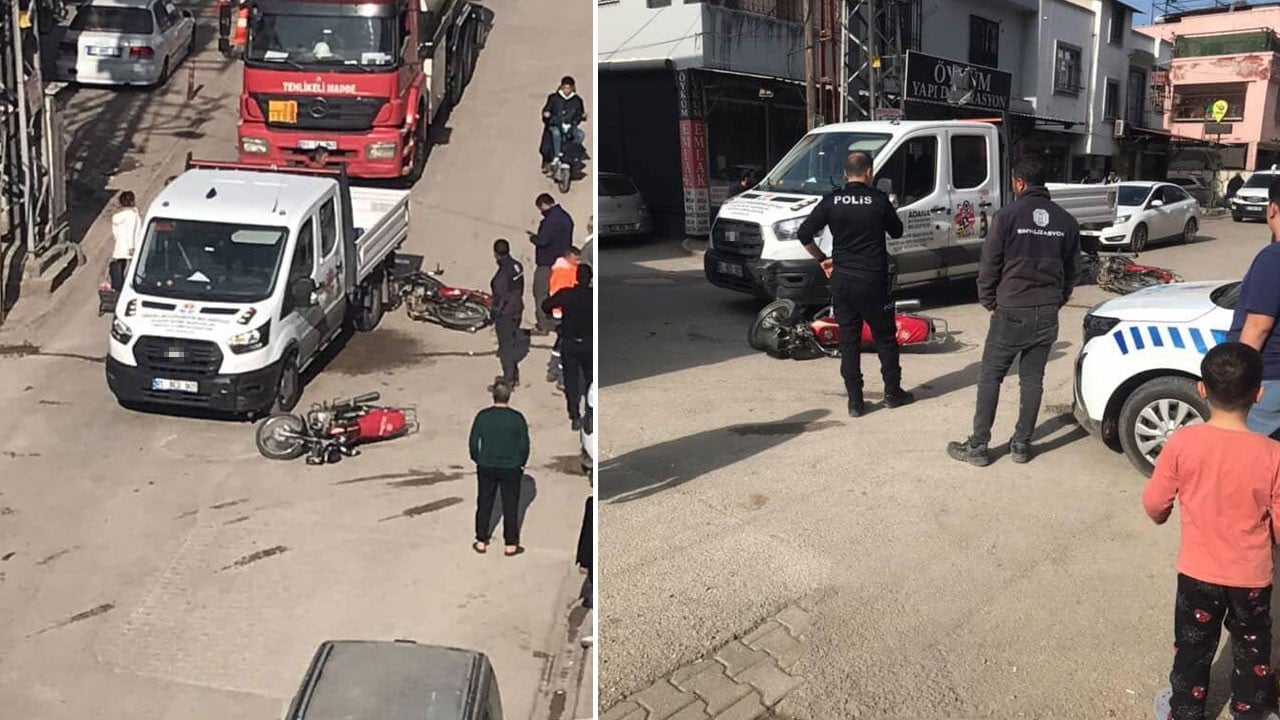 Polisten kaçarken kaza yapan sürücü ehliyetsiz, motosiklet çalıntı çıktı! 28 bin TL ceza kesilip gözaltına alındı!