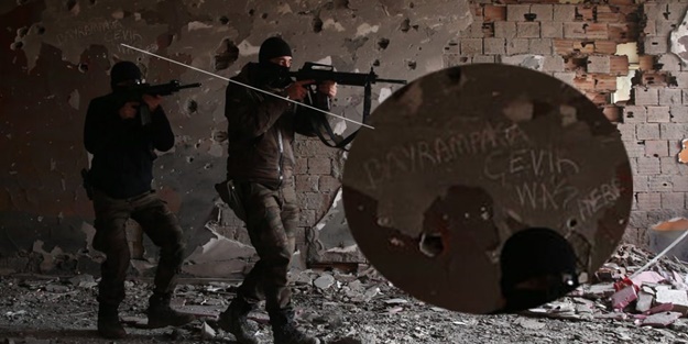 Polisten PKK'ya ilginç not - FOTO