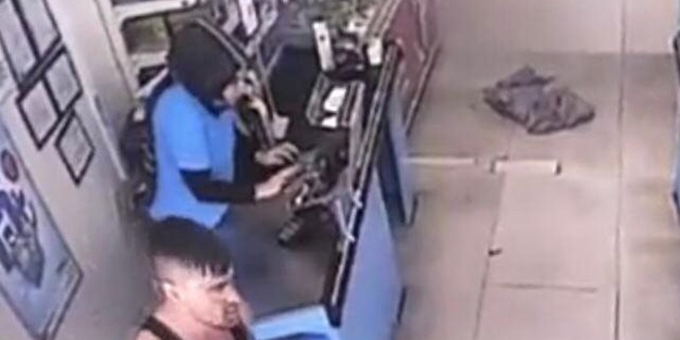 Pompalı tüfekle market soygunu!