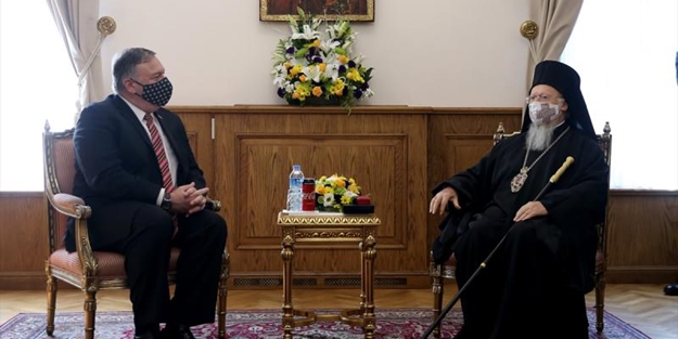 Pompeo'dan İstanbul'da önce Patrikhane sonra camii ziyareti