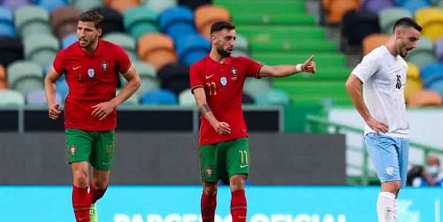 Portekiz İsrail'i gole boğdu