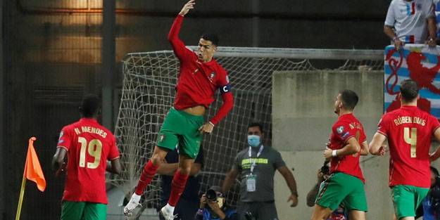 Portekiz, Lüksemburg'u gol manyağı yaptı
