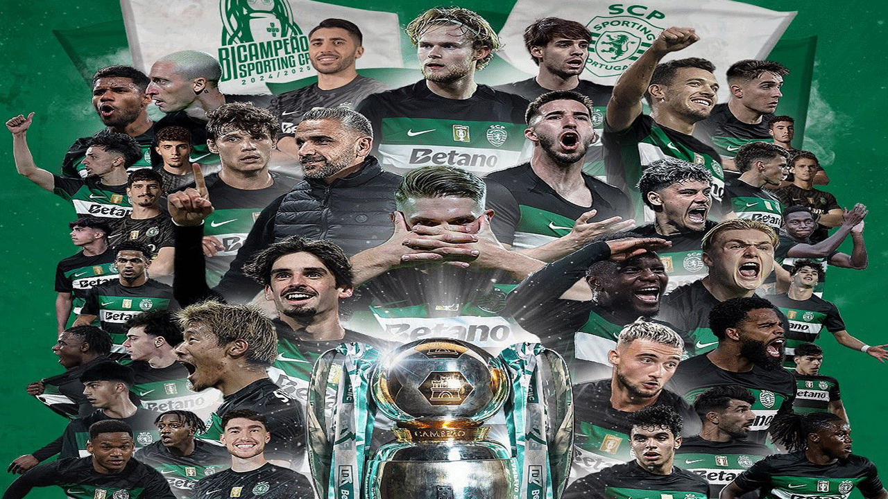 Portekiz'de şampiyon Sporting Lizbon