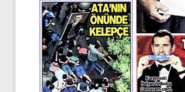 Posta Gazetesi: Ata'nın önünde kelepçe