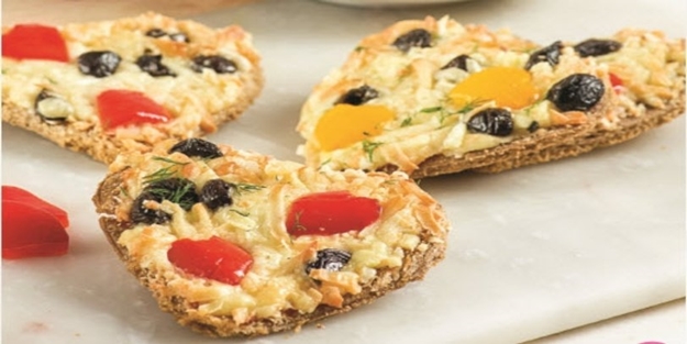 Pratik kalp pizzalar