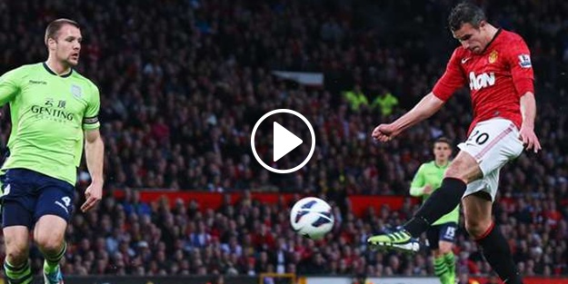 Premier Lig tarihinin en iyi golü 'Uçan Hollandalı'dan!