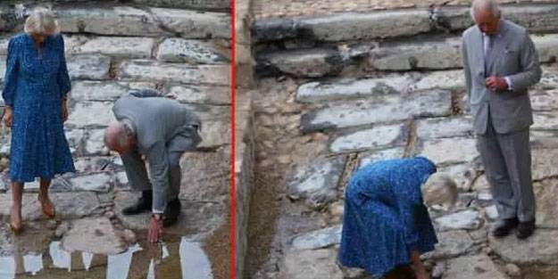 Prens Charles Ürdün'den şişelerle 'kutsal su' aldı