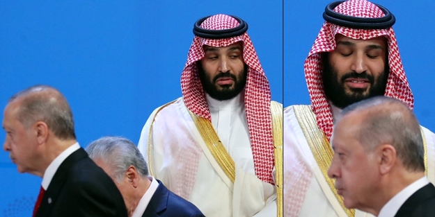 Prens Selman, Başkan Erdoğan'ı görünce feleği şaştı