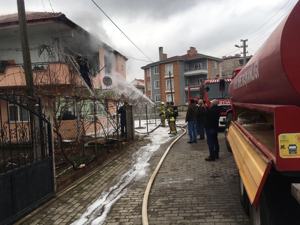 Prizden çıkan yangın korkuttu 