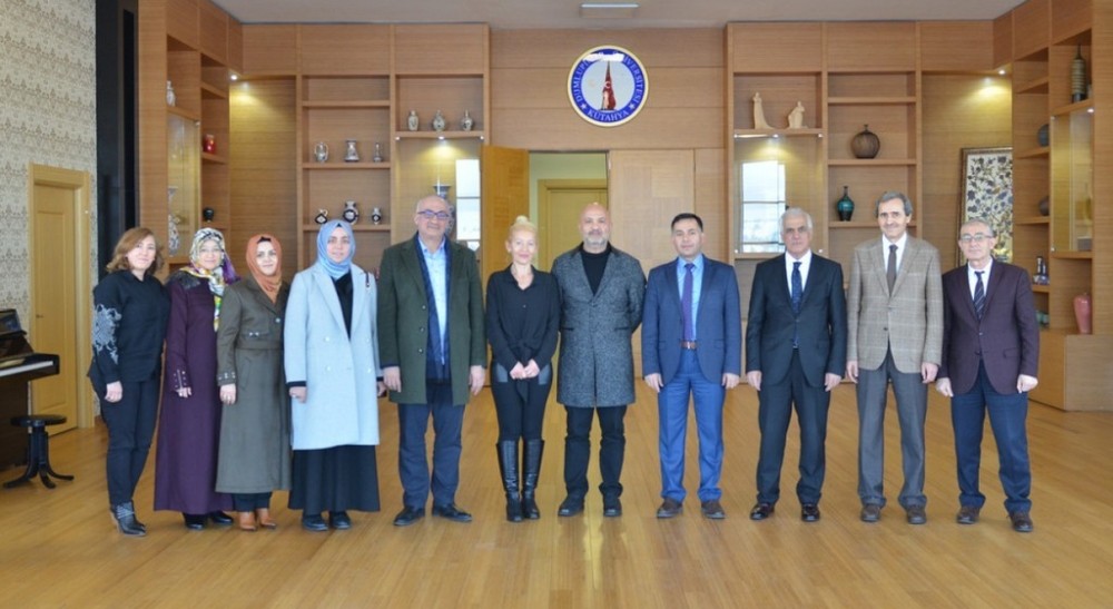Prof. Dr. Ataç ve Prof. Dr. Şanlıdağ’dan DPÜ’ye ziyaret 