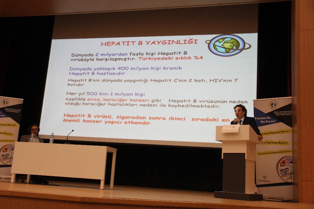 Prof. Dr. Ateş: “Her yıl 500 bin-1 milyon kişi Hepatit B’ye bağlı hastalıklar nedeniyle kaybediliyor” 
