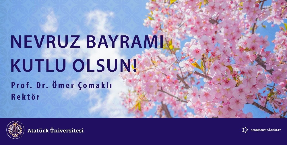 Prof. Dr. Çomaklı: “Nevruz bayramı kutlu olsun” 