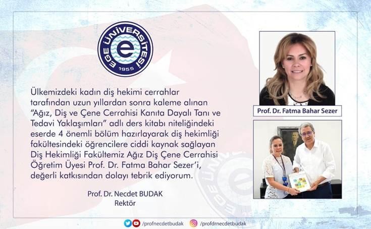 Prof. Dr. Sezer’den bilime büyük katkı 