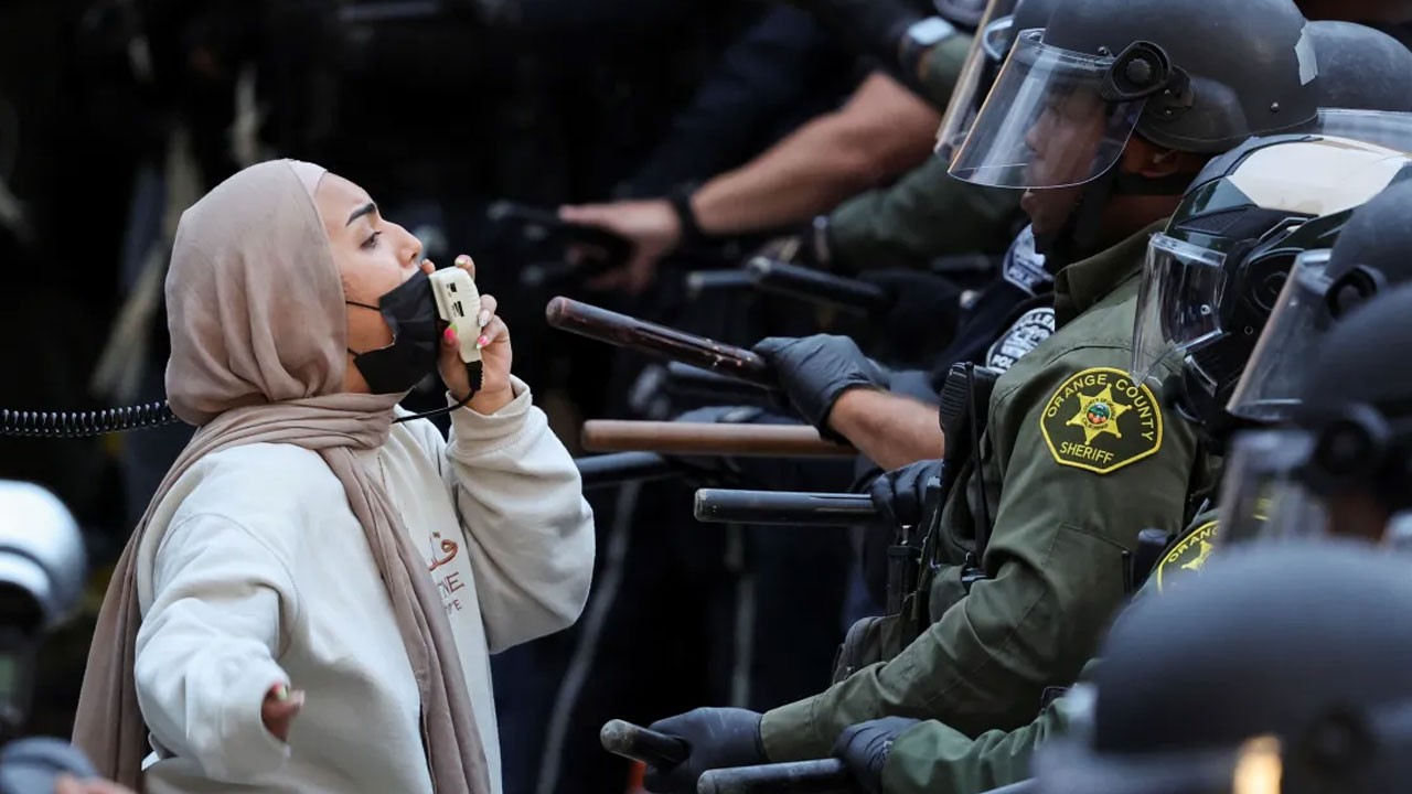 Prof’lar eğitimi bıraktı hafiyeliğe soyundu! Amerikan üniversitesinde Filistin rezaleti