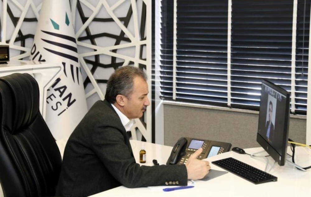 Proje toplantısı telekonferans yapıldı 