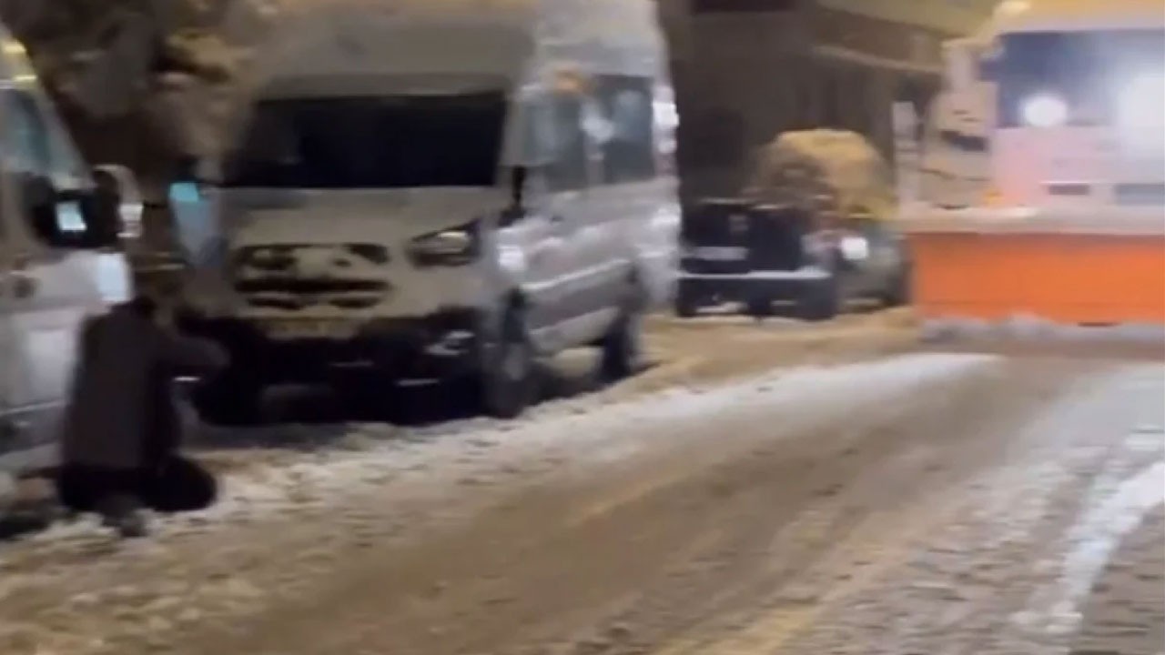 “Projem yok, insanların kalbine dokunacağım” diyen Erdal Beşikçioğlu’nun kar hokkabazlığı