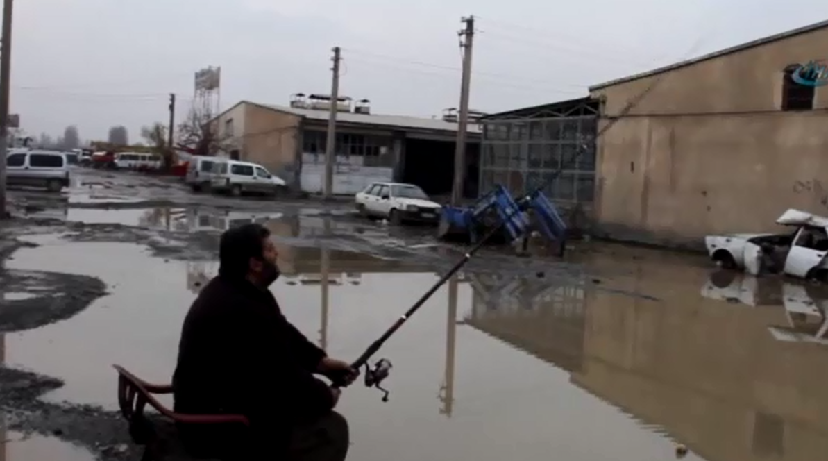 Protestonun böylesi görülmedi/ VİDEO