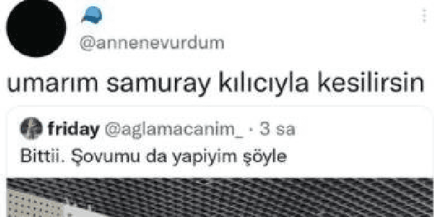 Provokatör müptezel!.. Başörtülü kıza samuray kılıçlı tehdit