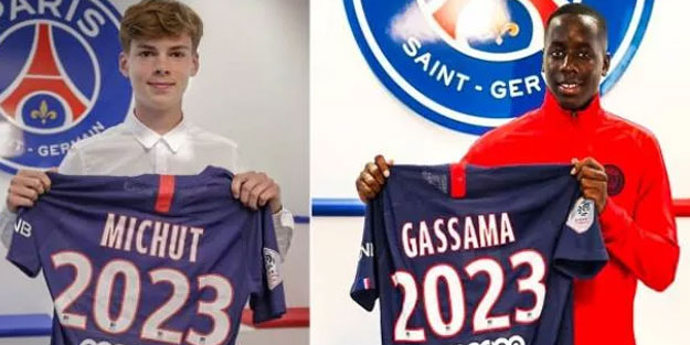 PSG'den geleceğin yıldızlarıyla profesyonel sözleşme