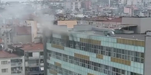 Psikiyatri tedavisi gören hasta yangın çıkardı! Korku dolu anlar