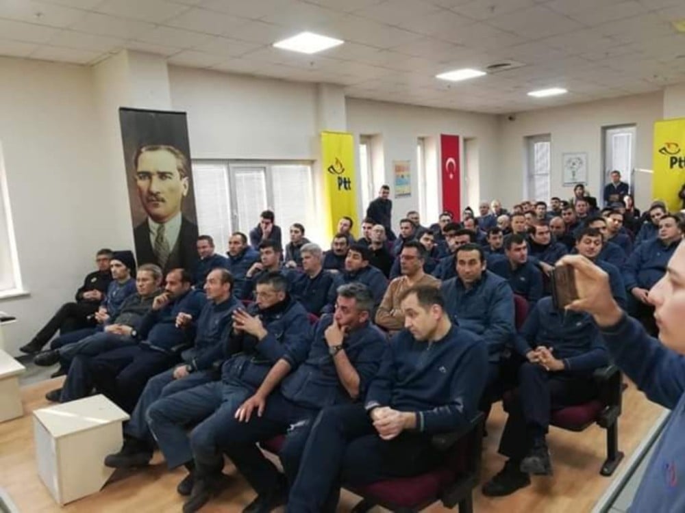 PTT taşeron çalışanlarından kadro talebi 