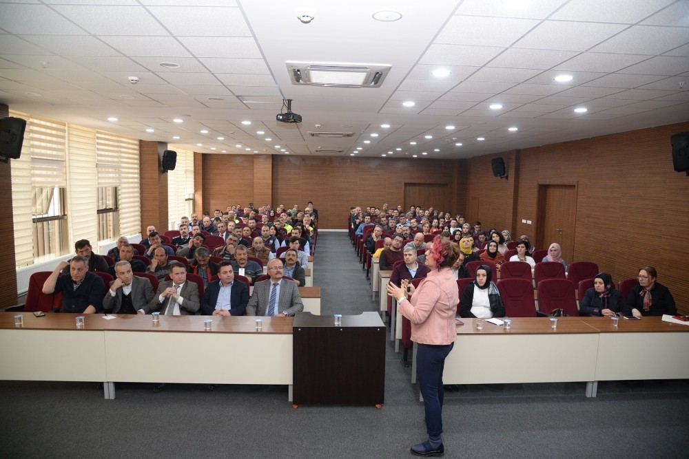 Pursaklar Belediyesinde korona virüsü ile mücadele eğitimi 