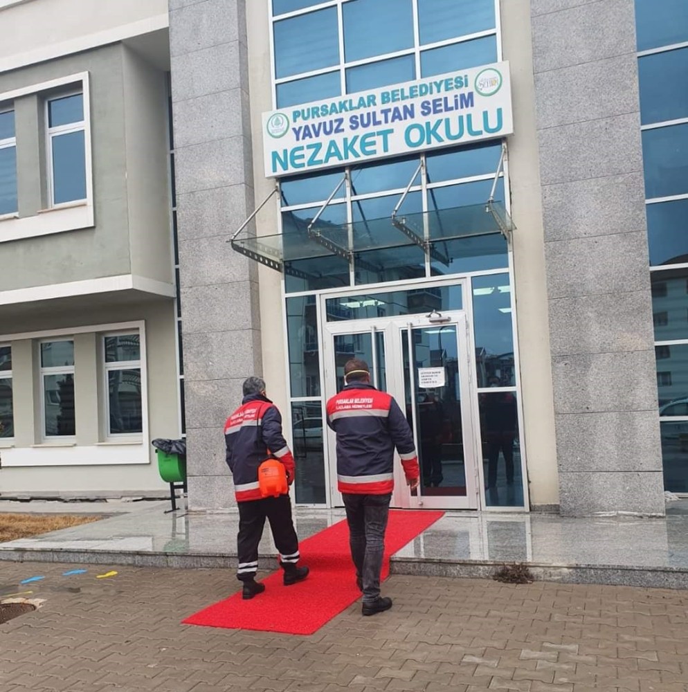 Pursaklar’da temiz okullar sağlıklı gelecekler 