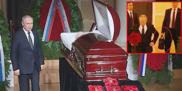 Putin cenazeye atom bombasıyla geldi