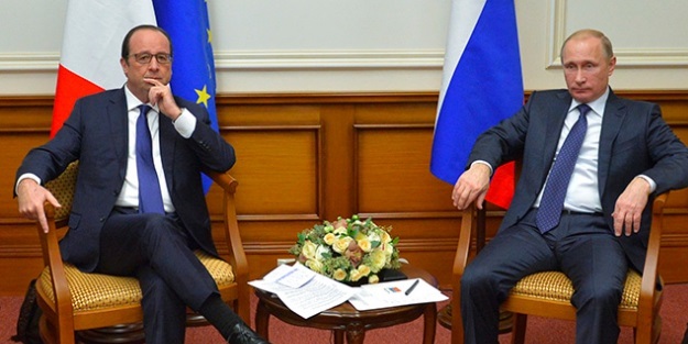 Putin, Hollande ile görüştü