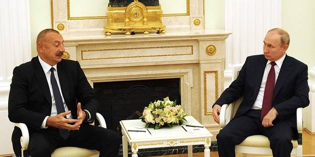 Putin ile bölgesel sorunları görüştü! Aliyev: Bu konuda kararlıyız