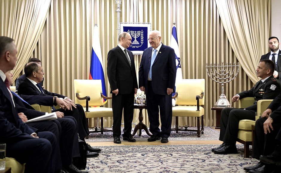 Putin, İsrail’de Başbakan Netanyahu ve Cumhurbaşkanı Rivlin ile görüştü 