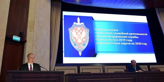 Putin konuşurken Rus istihbaratından büyük operasyon