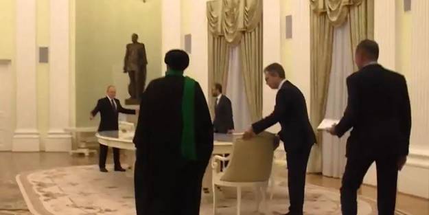 Putin, Reisi'ye 'aleykümselam' diyerek karşılık verdi! İşte o anlar
