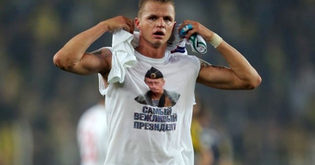 Putin tişörtü için Lokomotiv Moskova büyük şok