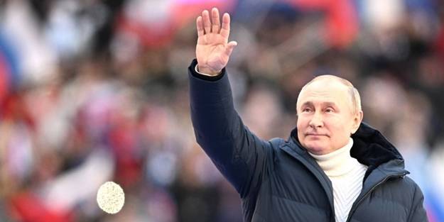 Putin, Ukrayna savaşından sonra ilk kez miting yaptı: Şanımıza şan katacak